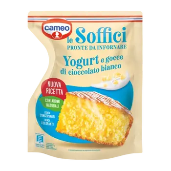 Dr. Oetker Torta Soffice allo yogurt con gocce di cioccolato bianco pronta da infornare