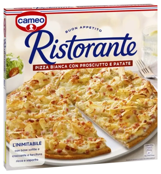 Dr. Oetker Pizza Ristorante Bianca con Prosciutto e Patate
