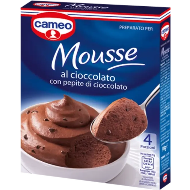 Dr. Oetker Preparato per Mousse al cioccolato con pepite di cioccolato