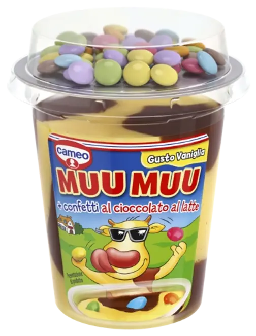 Dr. Oetker Muu Muu Vaniglia con confetti di cioccolato
