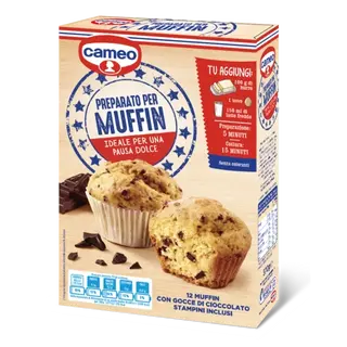 Preparato per Muffins con gocce di cioccolato