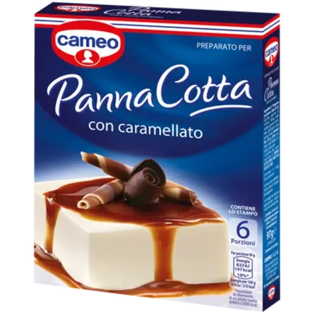 Preparato per Panna Cotta con caramellato
