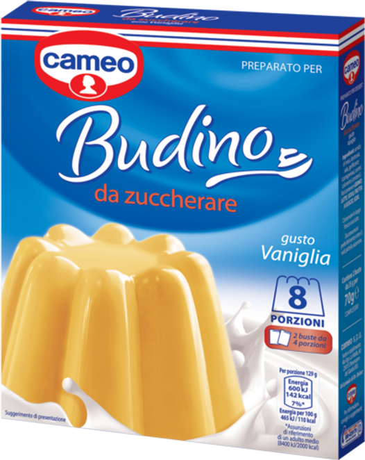 Dr. Oetker Preparato per Budino da zuccherare gusto vaniglia